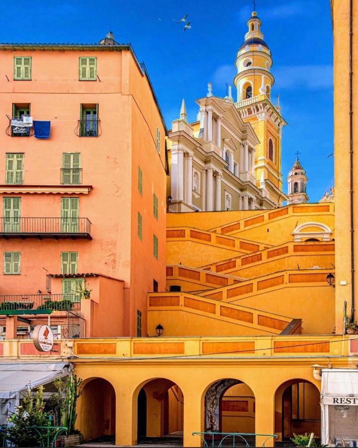 Le Mattoni Apartment Menton Bagian luar foto